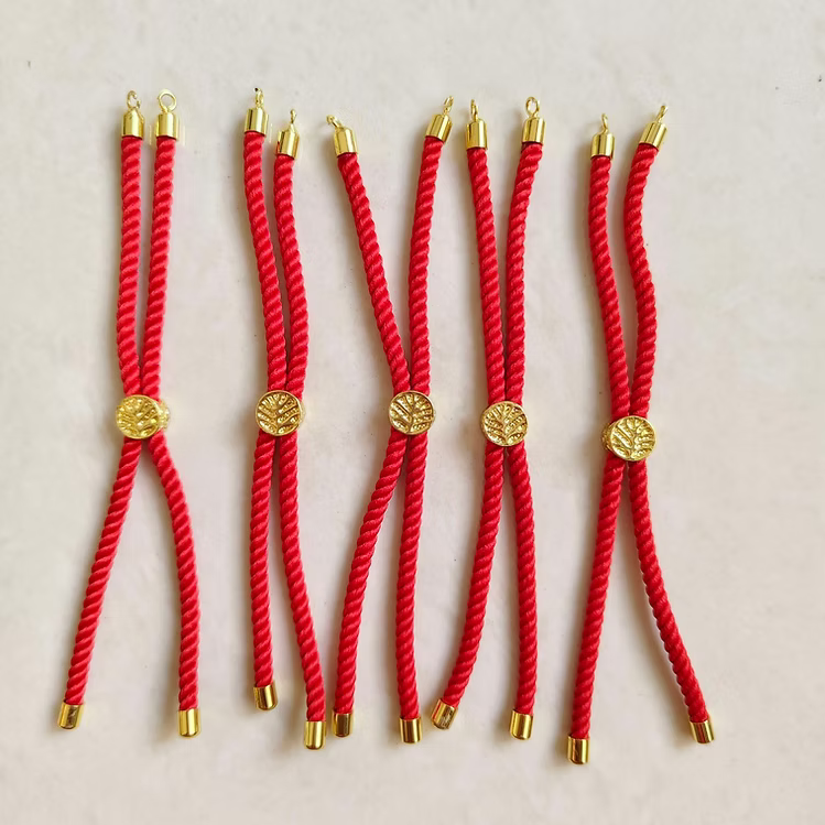 Red Adjustable Rakhi Slider Pair