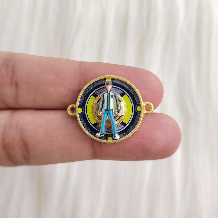 Ben 10 Metal Spinner Rakhi Charm