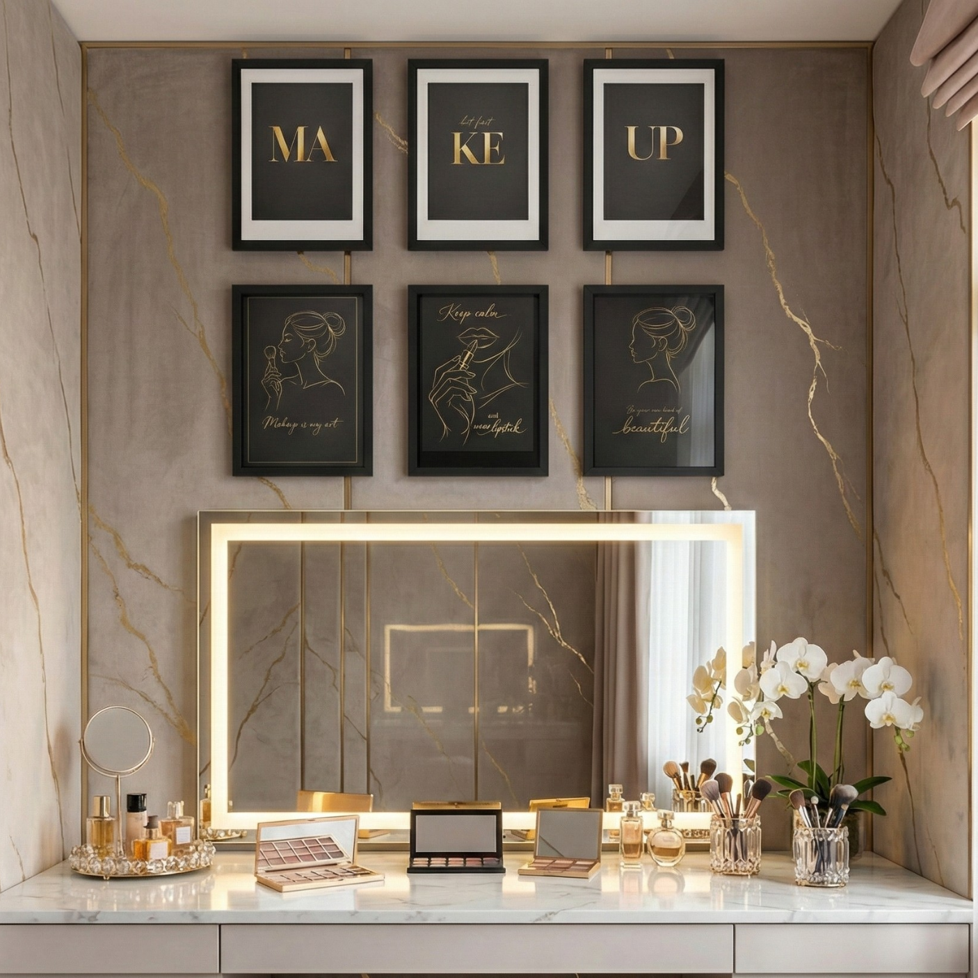 Salon Wall Frames