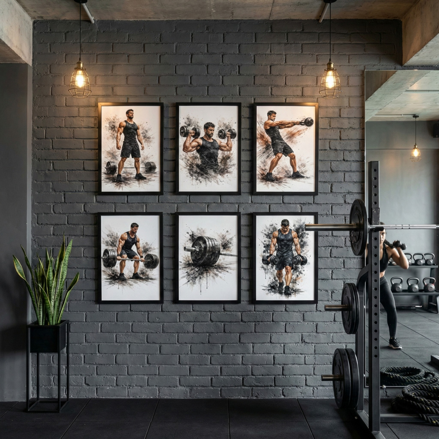 Gym Wall Frames