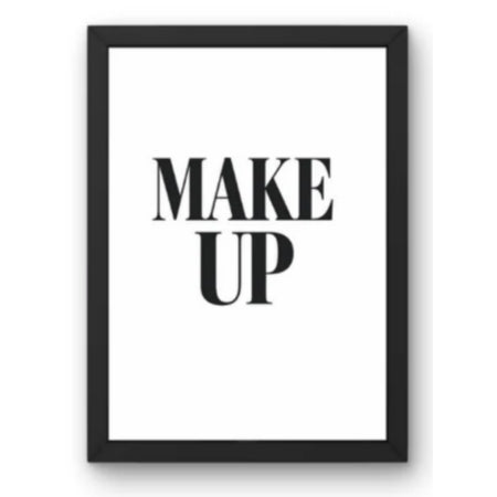 SAL-A-040 Salon Wall Decor A4 Frame | Modern Beauty Parlour & Hair Studio Wall Art with Black Wooden Frame