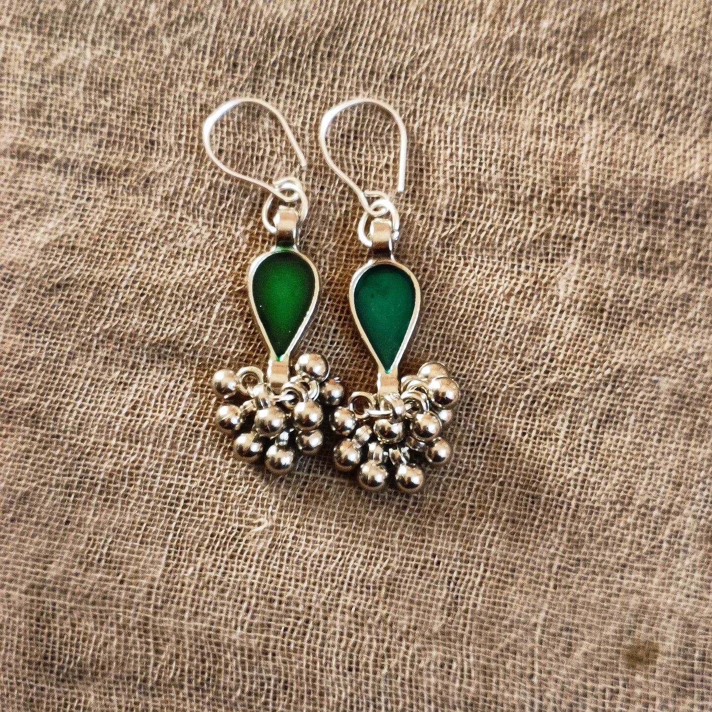 Kundan resin earrings 9910