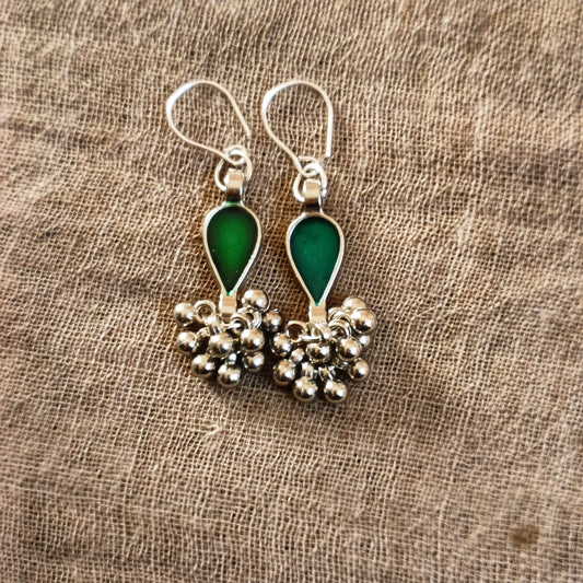 Kundan resin earrings 9910
