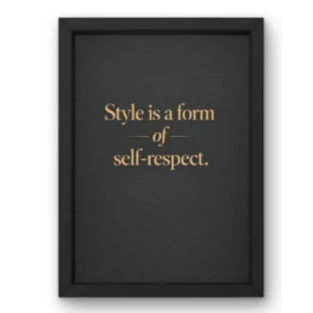 SAL-A-052 Salon Wall Decor A4 Frame | Modern Beauty Parlour & Hair Studio Wall Art with Black Wooden Frame
