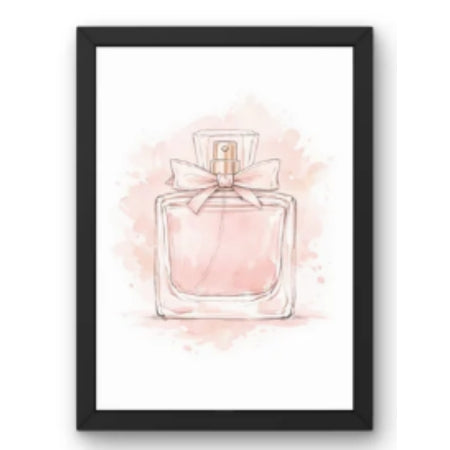 SAL-A-054 Salon Wall Decor A4 Frame | Modern Beauty Parlour & Hair Studio Wall Art with Black Wooden Frame