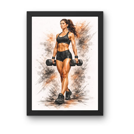 GYM-A-049 Gym Wall Decor Frame