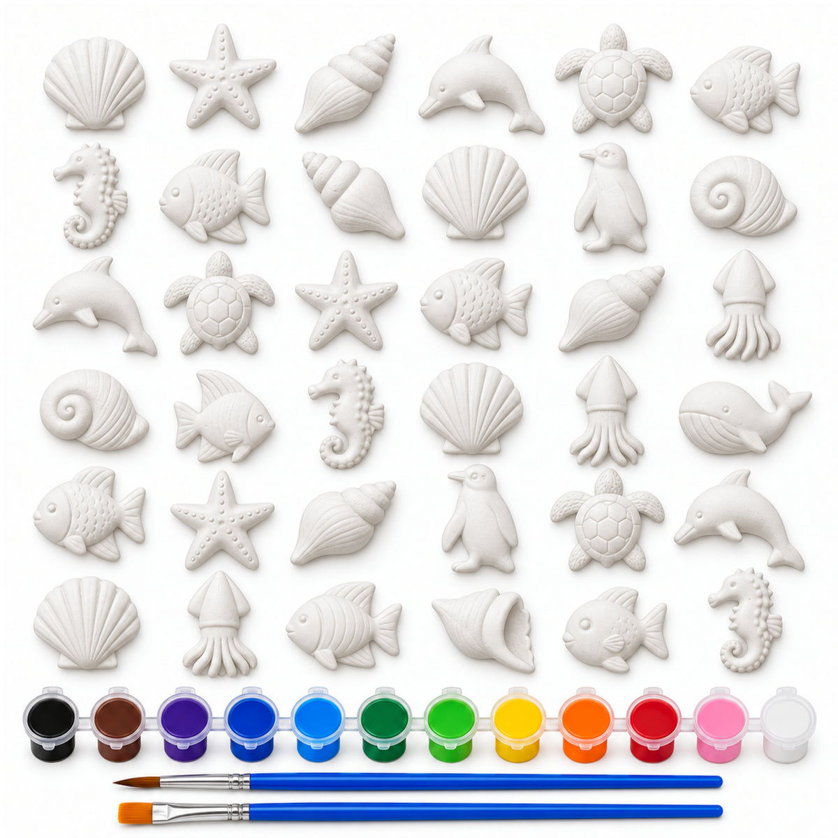 Sea Life 36 Pcs (ID1167)