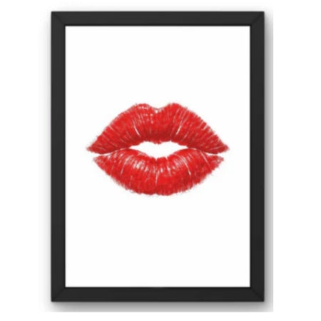 SAL-A-041 Salon Wall Decor A4 Frame | Modern Beauty Parlour & Hair Studio Wall Art with Black Wooden Frame
