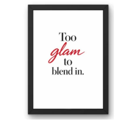 SAL-A-042 Salon Wall Decor A4 Frame | Modern Beauty Parlour & Hair Studio Wall Art with Black Wooden Frame