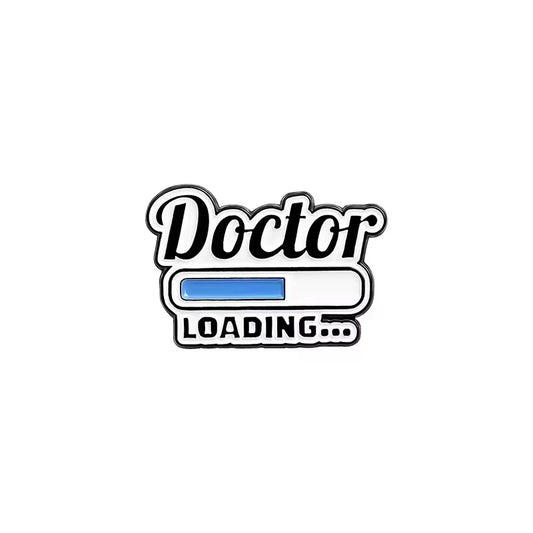 Doctor Loading Medical Brooch Enamel Pin
