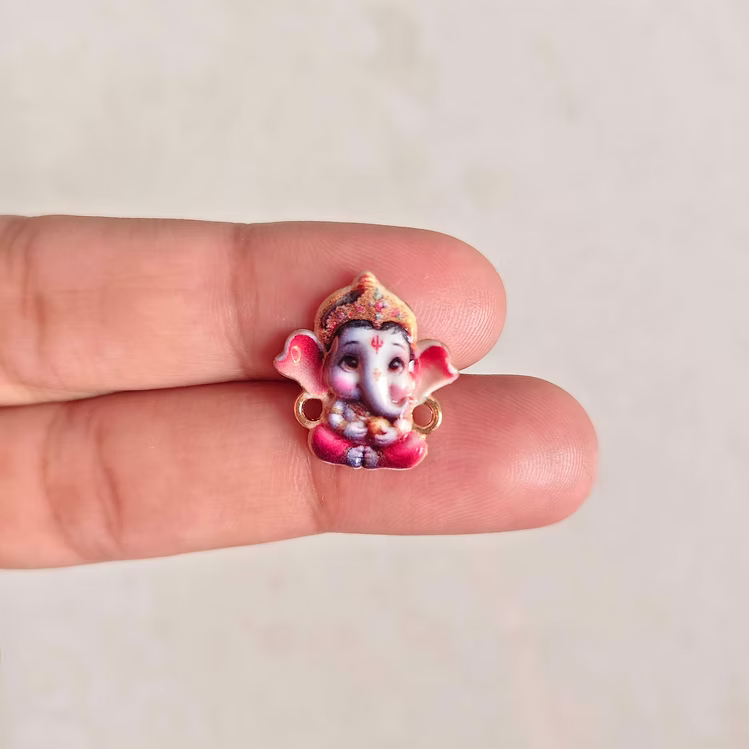 Ganesha 3D Rakhi Charm