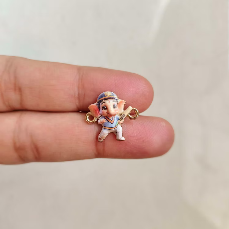 Ganesha 3D Rakhi Charm