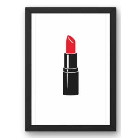 SAL-A-045 Salon Wall Decor A4 Frame | Modern Beauty Parlour & Hair Studio Wall Art with Black Wooden Frame
