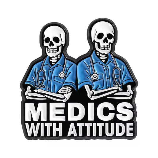 Medics With Attitude Brooch Enamel Pin
