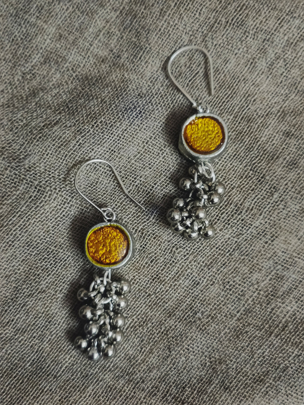 Kundan resin earrings 3441
