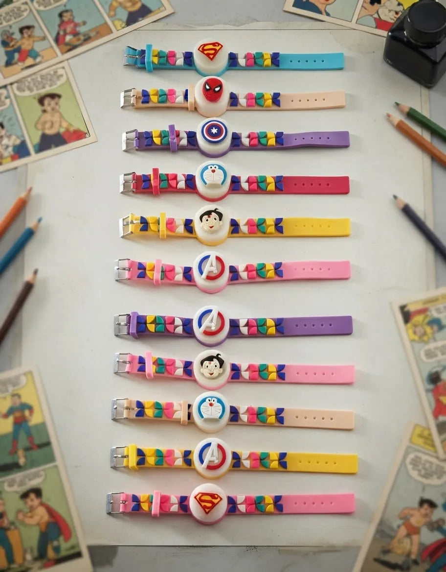 Kids Cartoon Light Lego Band Rakhi Bracelet