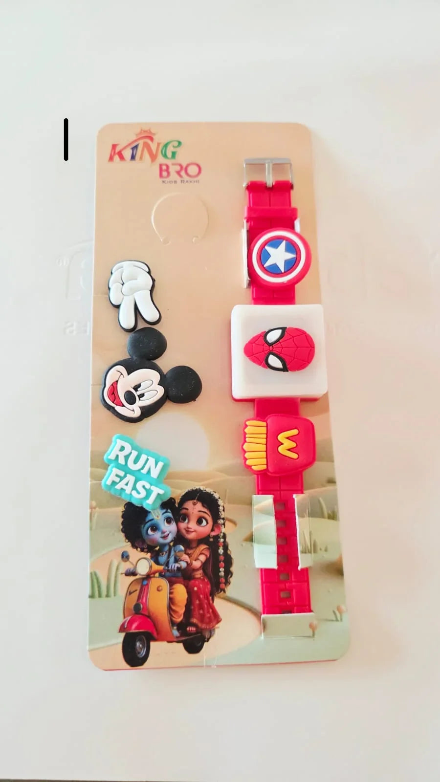 DIY Charm Rakhi Band with Changeable Charms for Kids (Check Images for designs)
