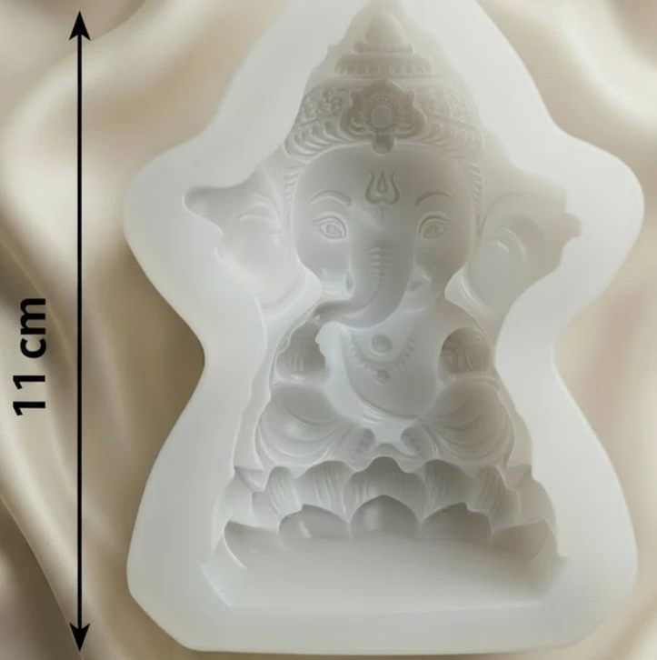 Lotus Lord Bal Ganesha Mold