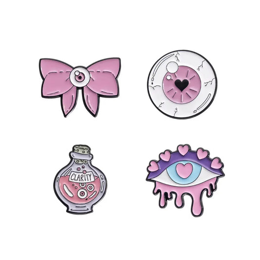 Ophthalmologist Eye Enamel Pin Bundle