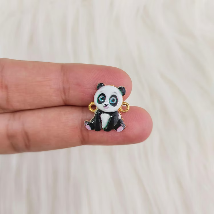 Cute Panda 3d Rakhi Charm