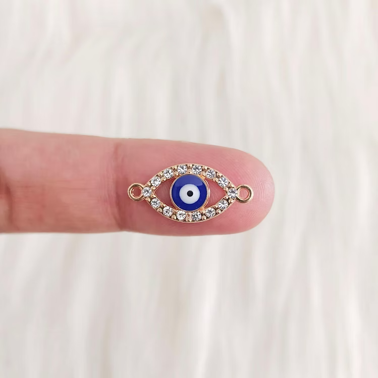 Evil Eye Diamond Rakhi Charm