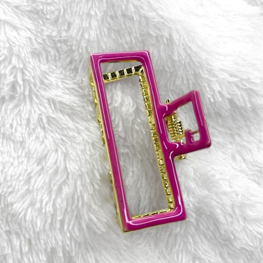 Meenakari Metal Claw-Cannon Pink