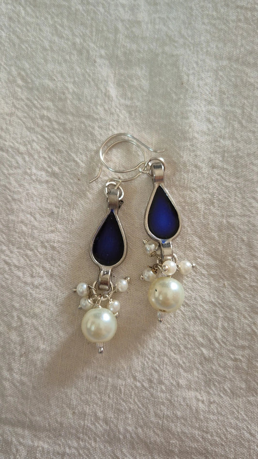 Kundan resin earrings 2280